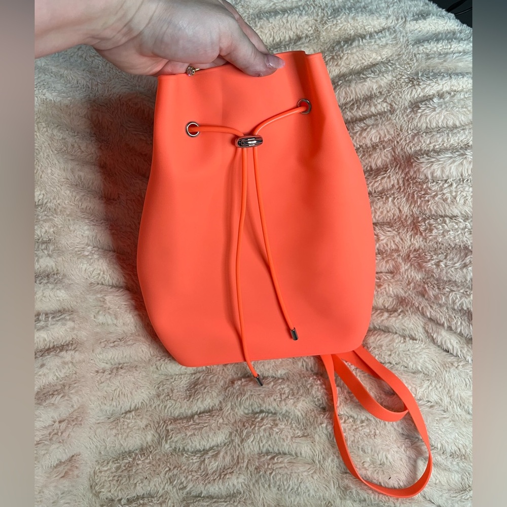 American Jewel NWT Jelly Bag Neon Orange/Coral